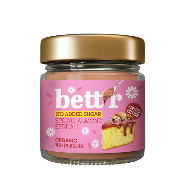 Био Крем за мазане с Бадеми Без добавена захар, 250g, Bett'r