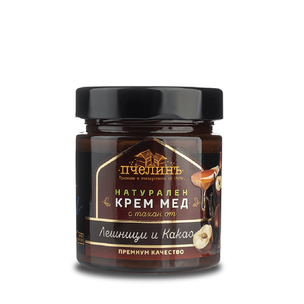 Мед с Tахан Лешници и Какао, 250g, Пчелинъ