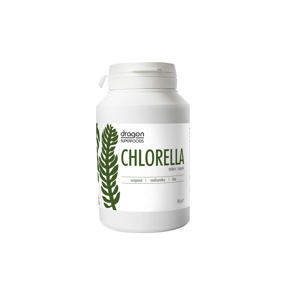 Био Хлорела, таблетки, Dragon Superfoods, 80 g
