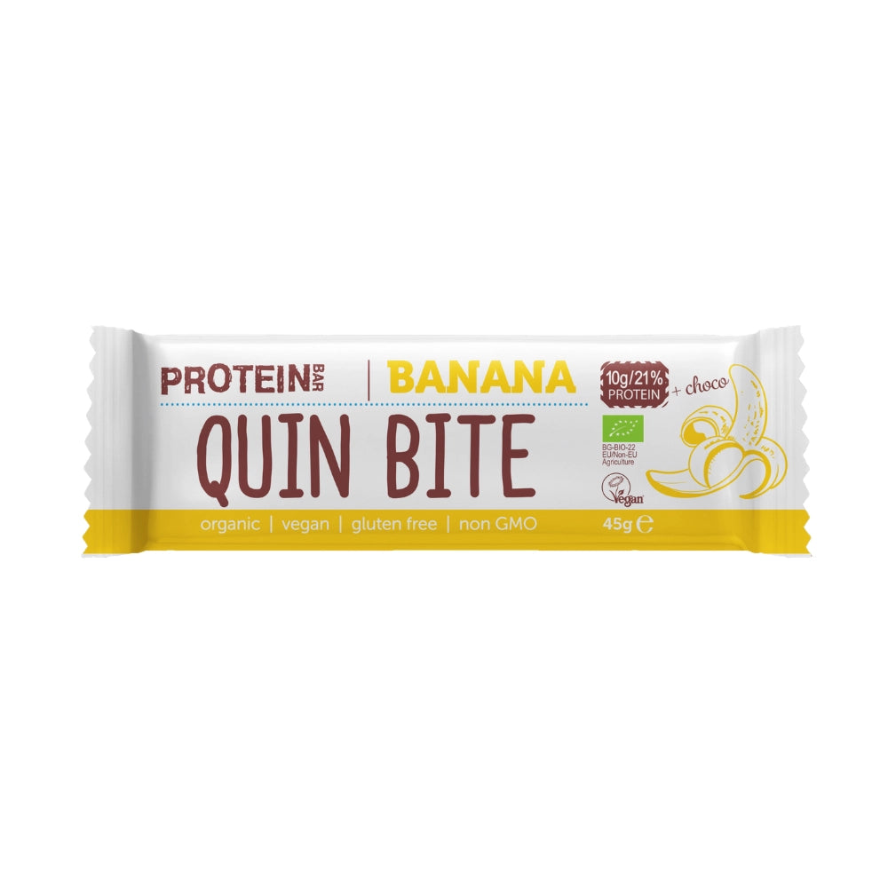 Био Протеиново Барче Шоко Банан, 45g, Quin Bite