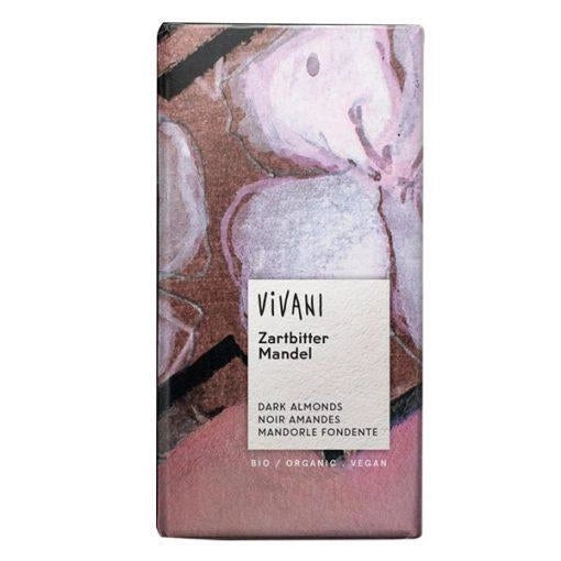 СПАСИ ХРАНА | Био Натурален Шоколад с Цели Бадеми, 100g, Vivani, 