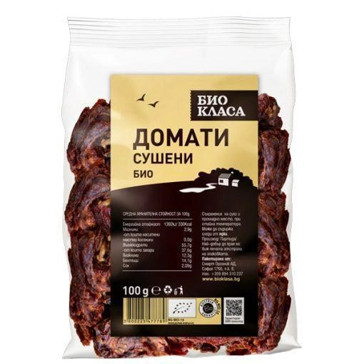 Био Домати, сушени, 100g, Био Класа
