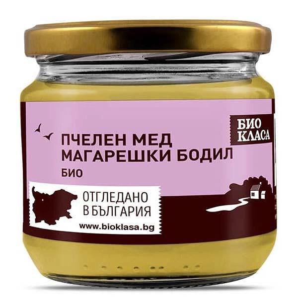 Био пчелен мед от магарешки бодил, 450g, Био Класа