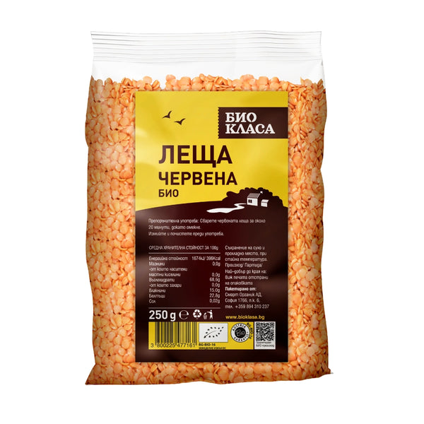 Био Леща Червена, 250g, Био Класа