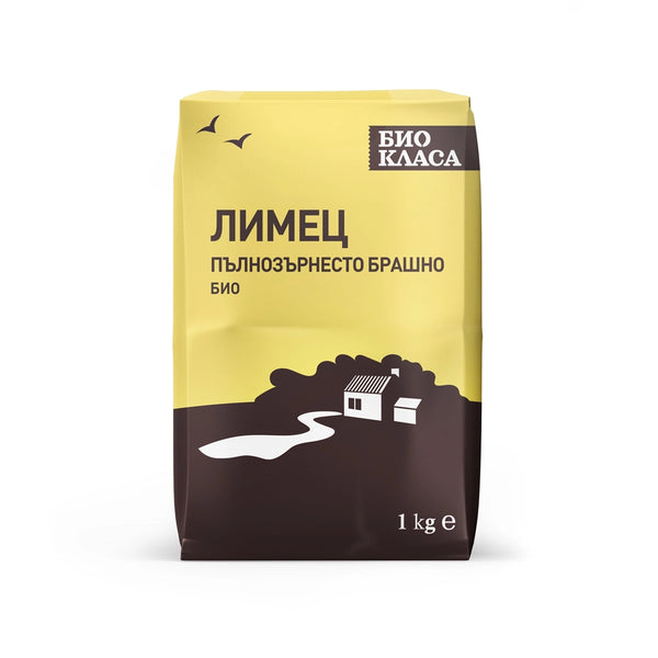Био Брашно от Лимец, пълнозърнесто, 1kg, Био Класа