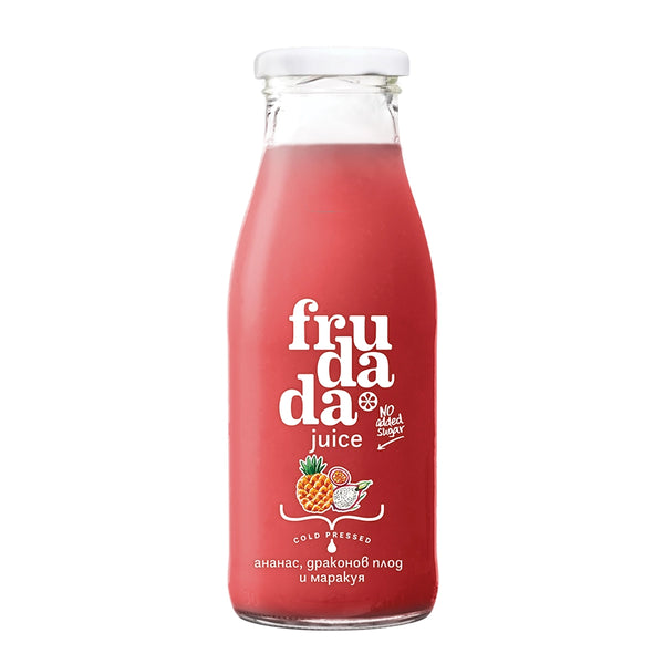 Сок ананас, драконов плод и маракуя, 250ml, Frudada