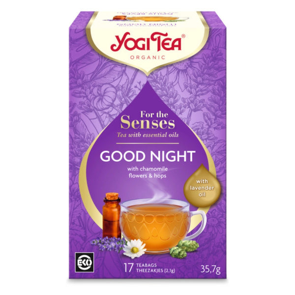 Био Чай Лека Нощ, 17пак, Yogi Tea For the Senses