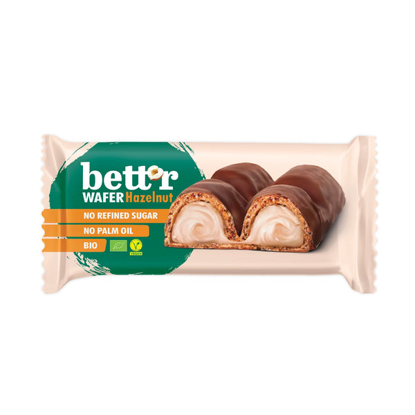Био Вафлен Бар с лешников крем, 33g, Bett'r