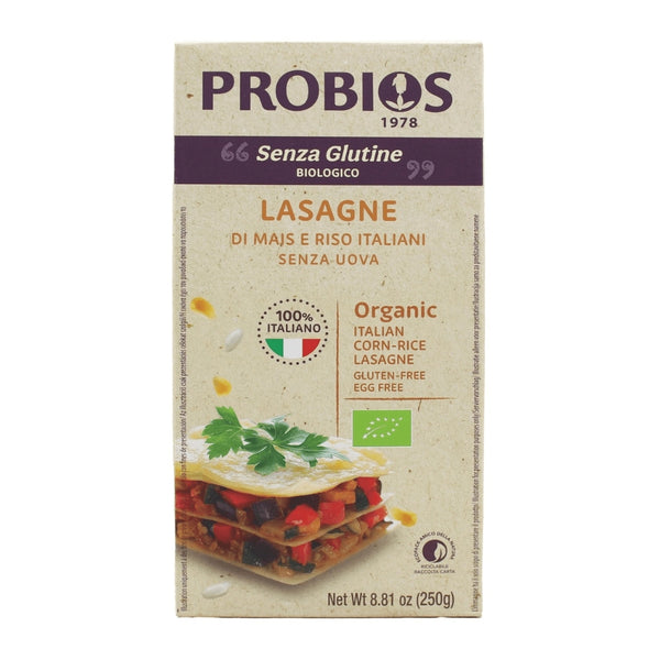Био Кори за Лазаня царевица и ориз, 250g, Probios