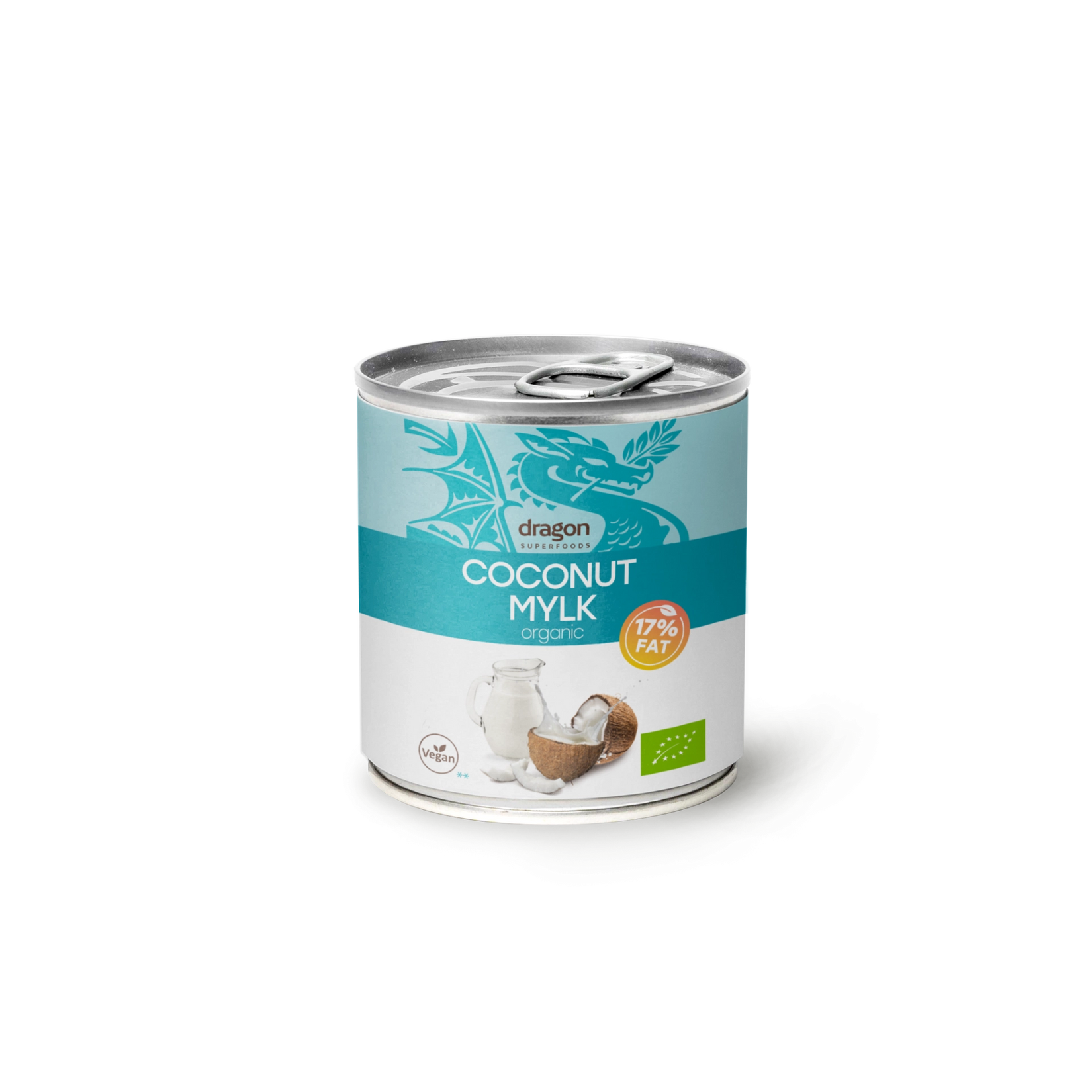 Био Кокосово милки 17% мазнини, 200ml, Dragon Superfoods