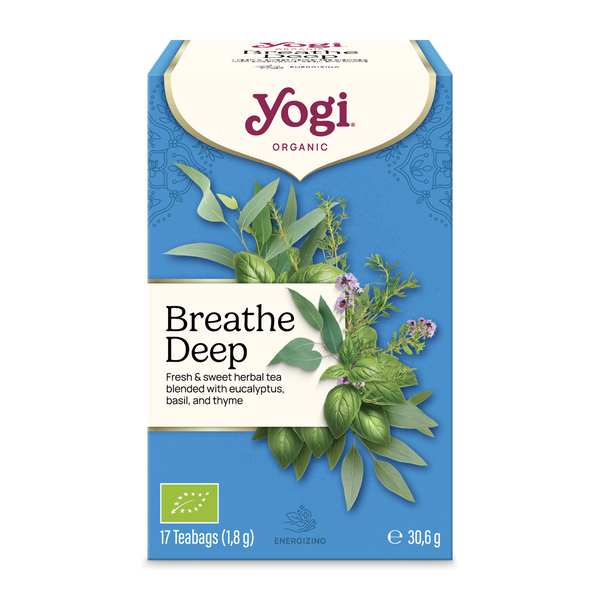 Био Аюрведичен Чай за Дишането, 17 пак., Yogi