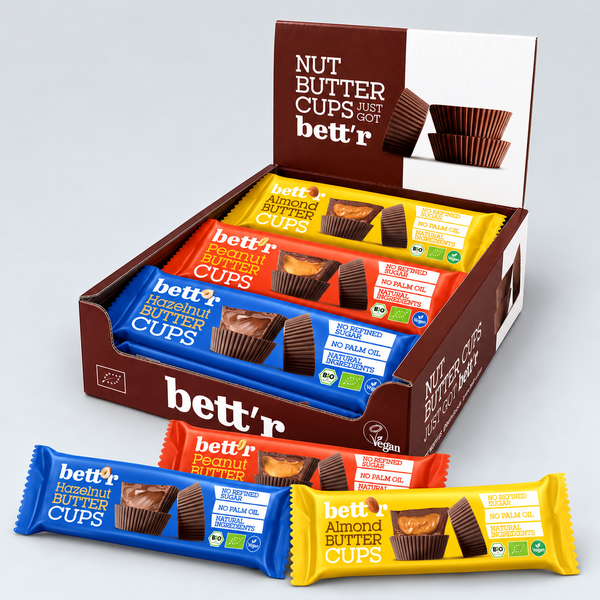 TryMe Микс кутия Бонбони Фъстък, Лешник и Бадем, Bett'r