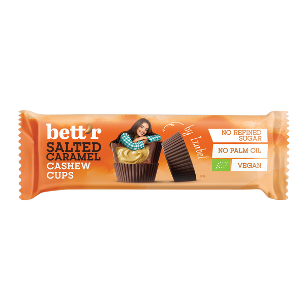 Био Пралини със Солен карамел и крем Кашу Bett'r х Изабел, 39 g