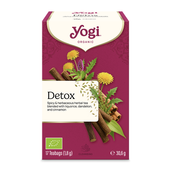 Био Аюрведичен Чай Детокс, 17пак., Yogi