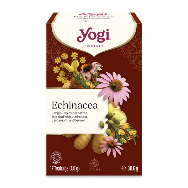 Био Aюрведичен Чай Ехинацея, 17 пак., Yogi