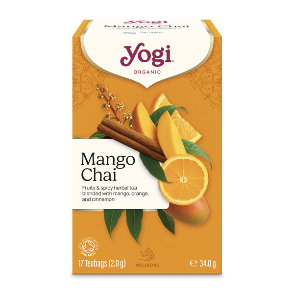 Био Аюрведичен Чай Mango, 17пак, Yogi