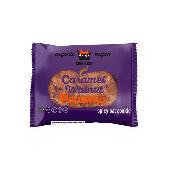 Есенна курабийка с тиква и карамелизирани орехи, 50g, Kookie Cat