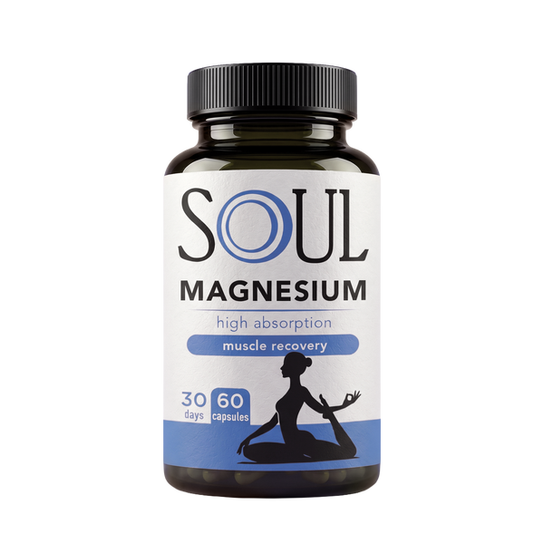 Хранителна добавка Магнезий, 60 капсули, 33g, SOUL