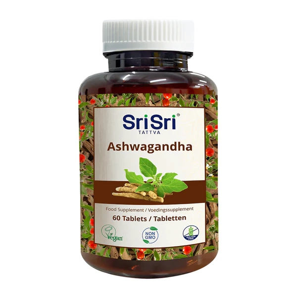 Ашваганда, Sri Sri Ayurveda, 60 таблетки