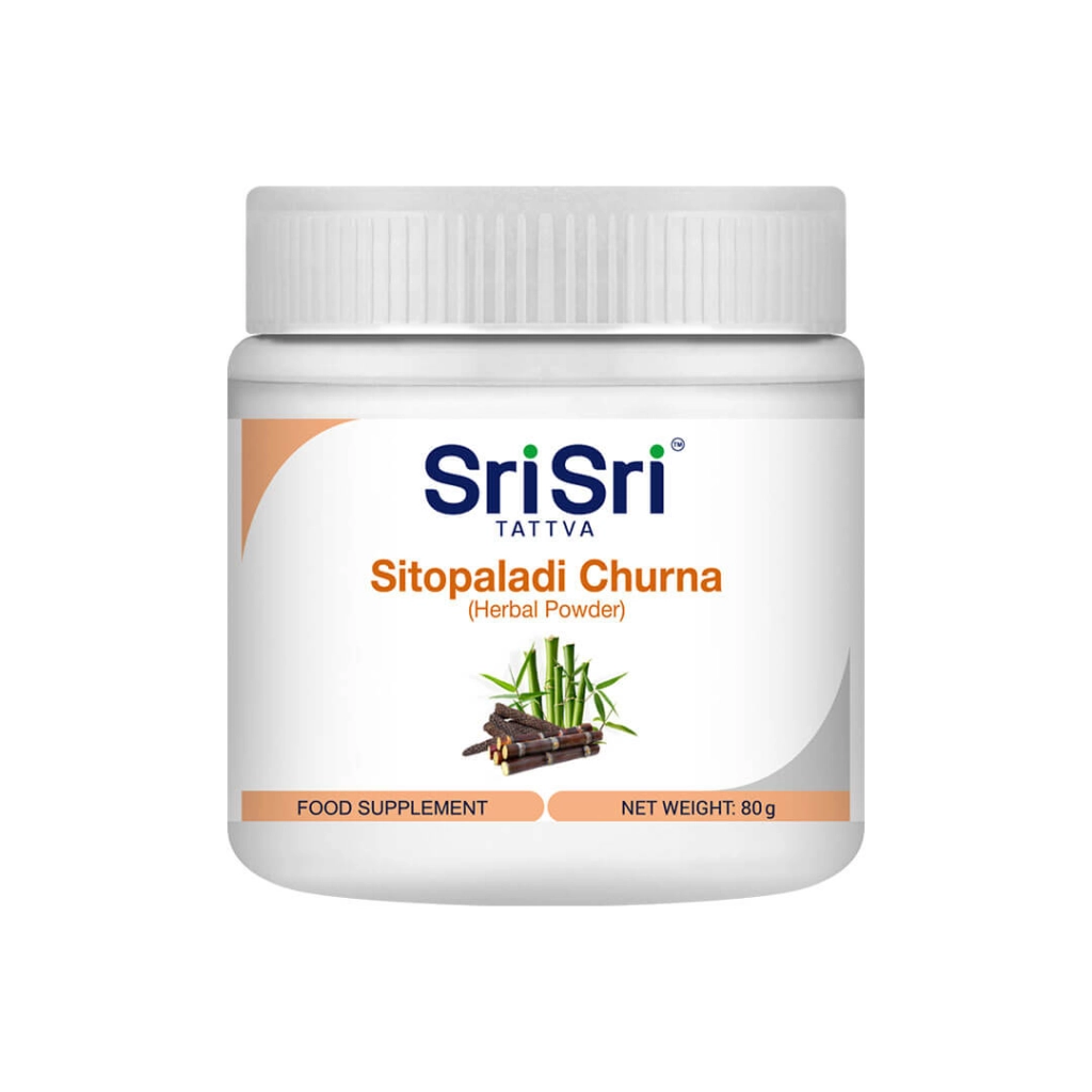 Ситопалади Чурна на прах (Sitopaladi Churna), 80g, Sri Sri Ayurveda