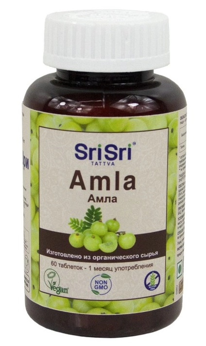 Амла, Sri Sri Ayurveda, 60 таблетки