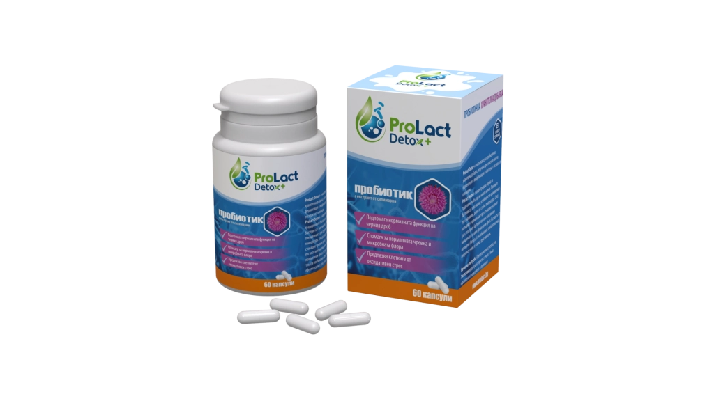 Пробиотик ProLact Detox+ 60 капс., ProLact