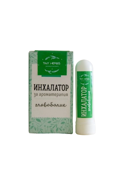 Инхалатор с Етерични Масла - Главоболие, TINY HERBS