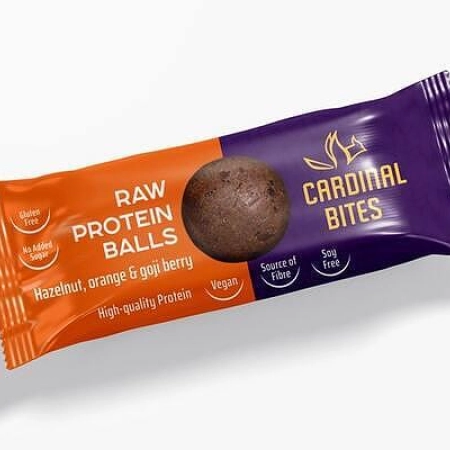 Протеинови Бонбони с Лешников Шоколад, Портокал и Годжи бери, 36g, CARDINAL BITES