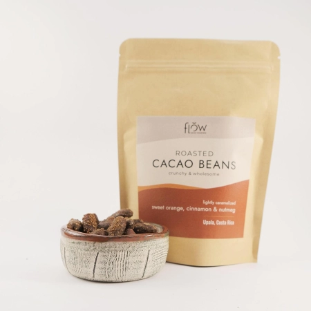 Какаови Зърна с Портокал, Канела и Индийско Орехче, 100g, Flow Cacao