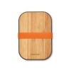 Кутия за Сандвичи Стомана Бамбук Силикон, Оранжево, Black & Blum