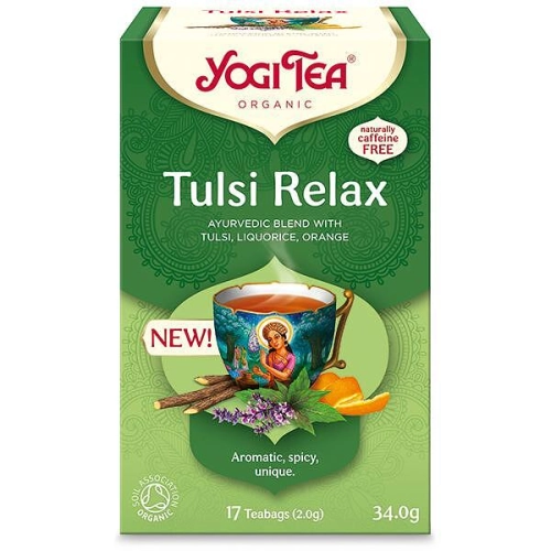 Био Чай Тулси Релакс, 17 пак, Yogi Tea