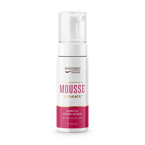 Био Почистваща Пяна за Лице Mousse delicate, 150ml, Wooden Spoon