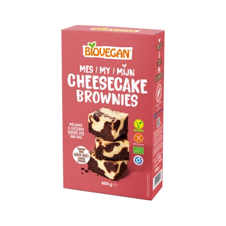 Био Микс за Десерт My Cheesecake Brownies, 480g, BioVegan
