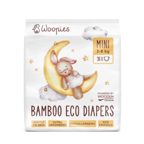 Бебешки пелени MINI (3-8 kg) WOOPIES