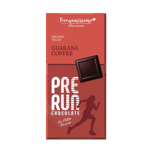 Био Шоколад Кафе и Гуарана Pre Run, 60g, Benjamissimo