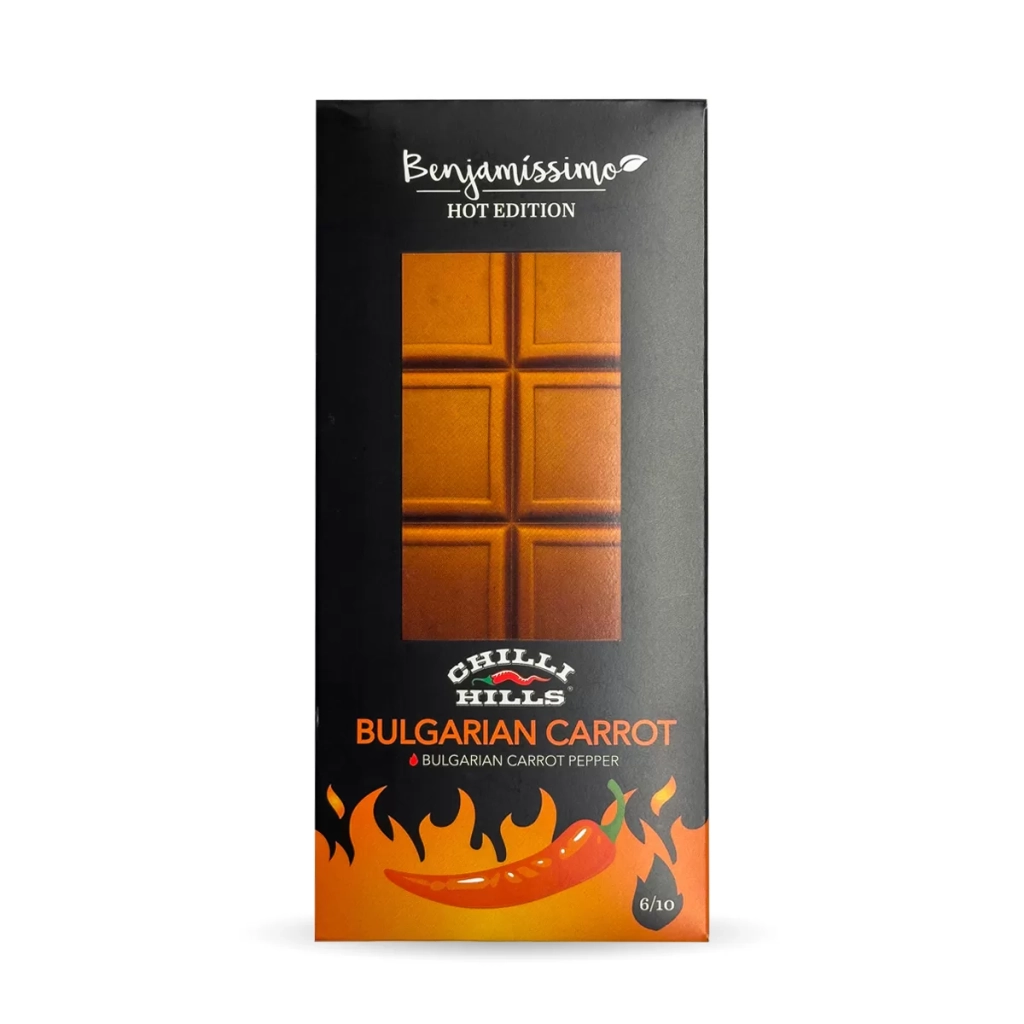 Био Шоколад Hot Edition Български морков, 60g, Benjamissimo