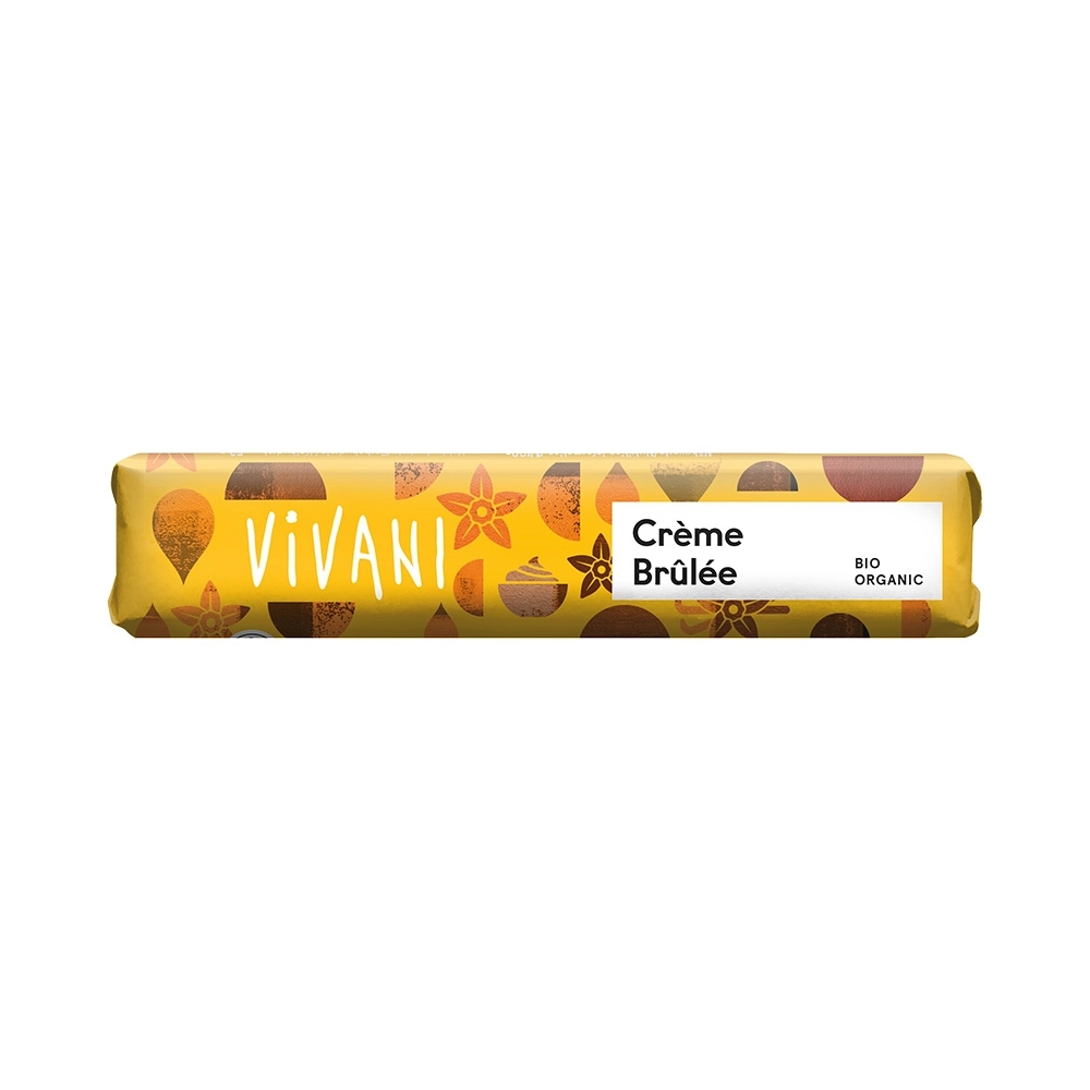 Био Шоколад крем Брюле 40g, VIvani