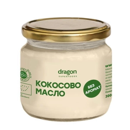 СПАСИ ХРАНА | Кокосово масло без аромат, 300ml, Dragon Superfoods