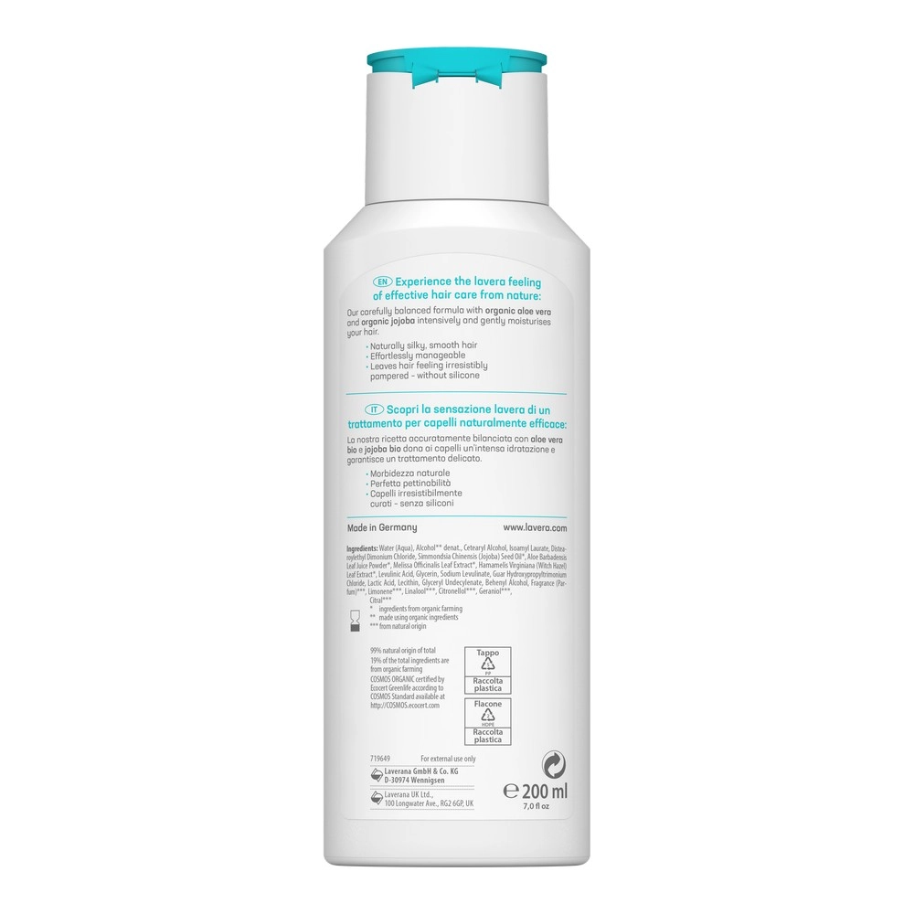 Балсам за коса Basis Sensitiv Moisture & Care, 200ml, Lavera