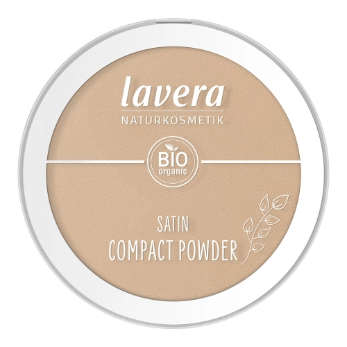 Минерална компакта пудра Satin Tanned 03, 14g, Lavera