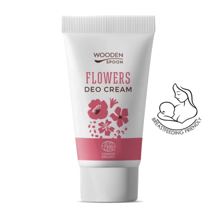 Био Крем дезодорант Flowers, 40ml, Wooden Spoon