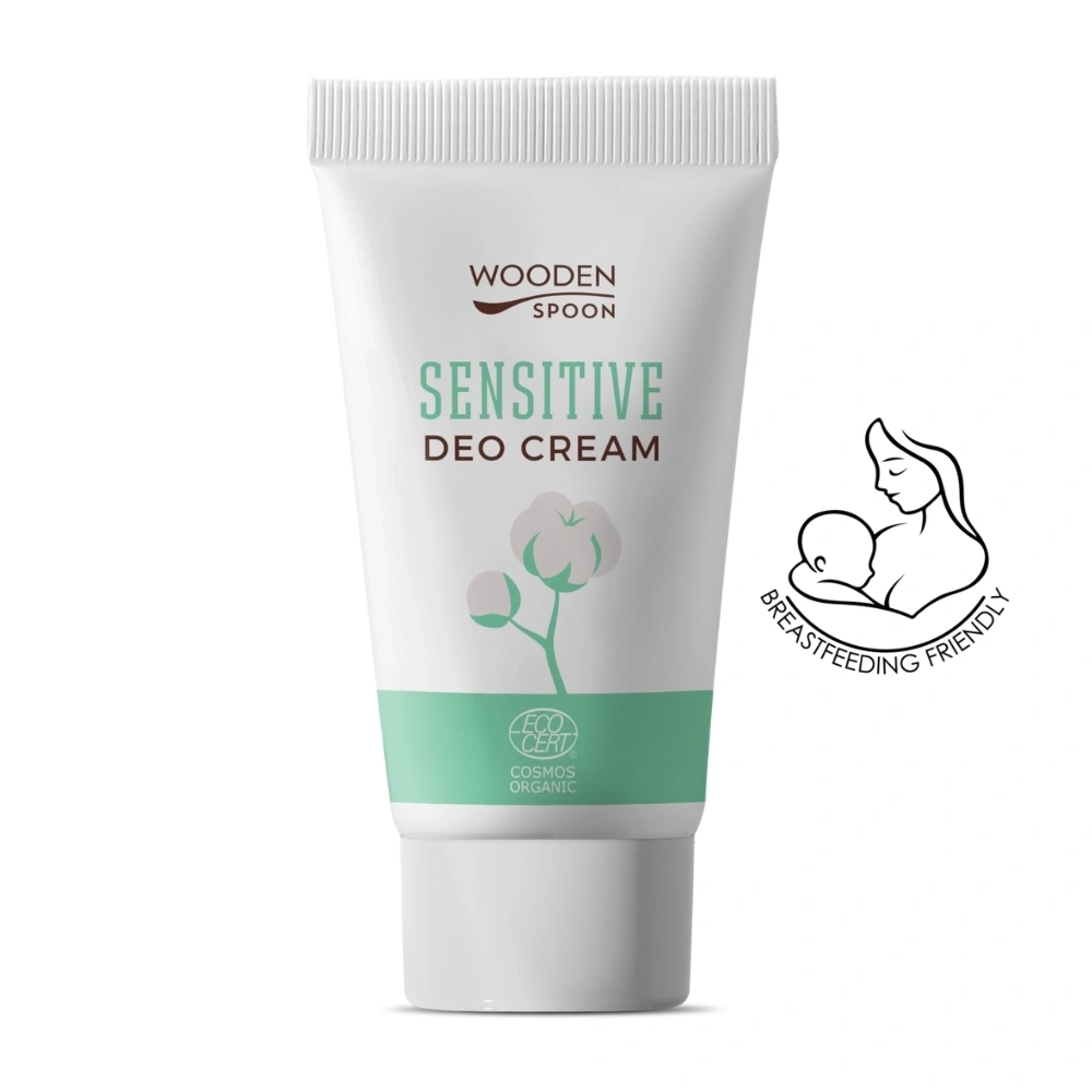 Био Крем дезодорант Sensitive 40ml, Wooden Spoon