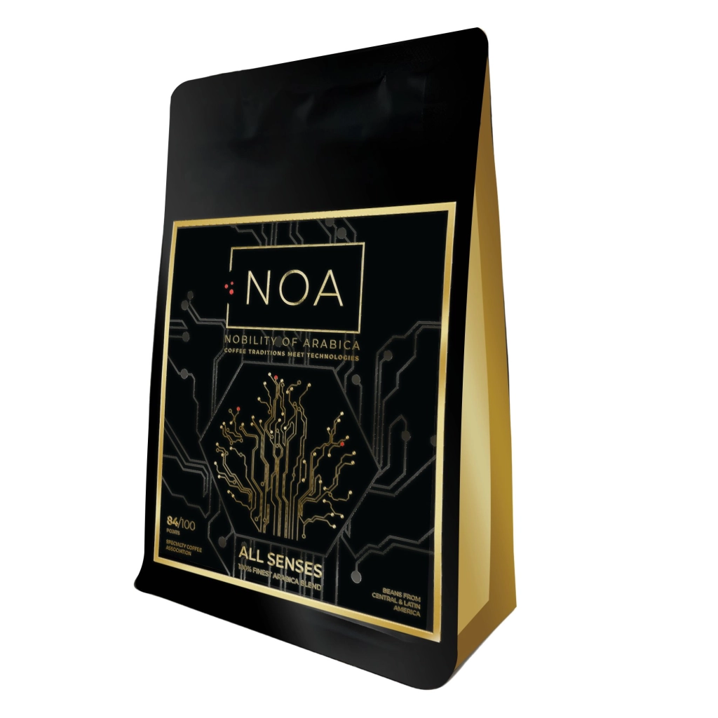 Кафе на зърна All Senses blend, 200g, Noa