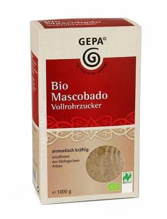 Био нерафинирана тръстикова захар, GEPA, 1kg