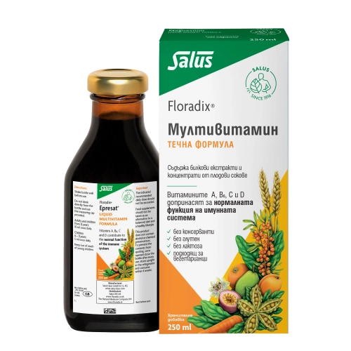 Мултивитамин, Floradix, 250 ml