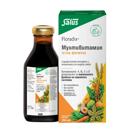 Мултивитамин, Floradix, 250 ml