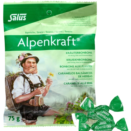 Био Билкови Бонбони Alpenkraft, Floradix, 75 g