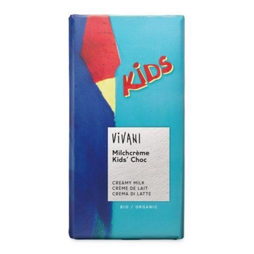 Био Детски Шоколад с Млечен Крем, Vivani, 100 g