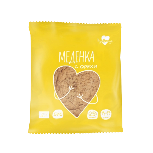 Био Меденка с Орехи, 60g, Курабийница