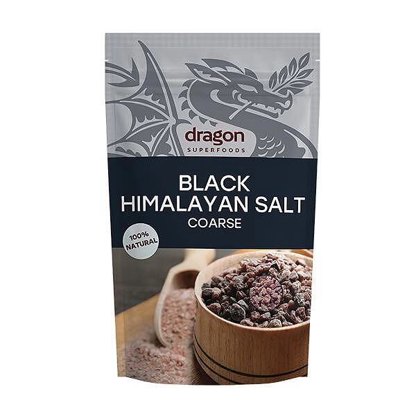 Черна Хималайска Сол, Едра, 250g, Dragon Superfoods